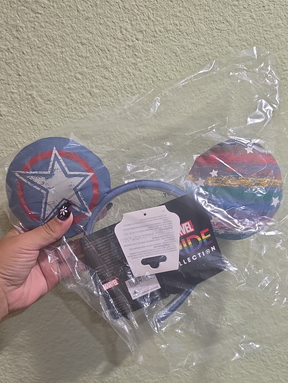 Marvel Pride Blue Star Ear Headband